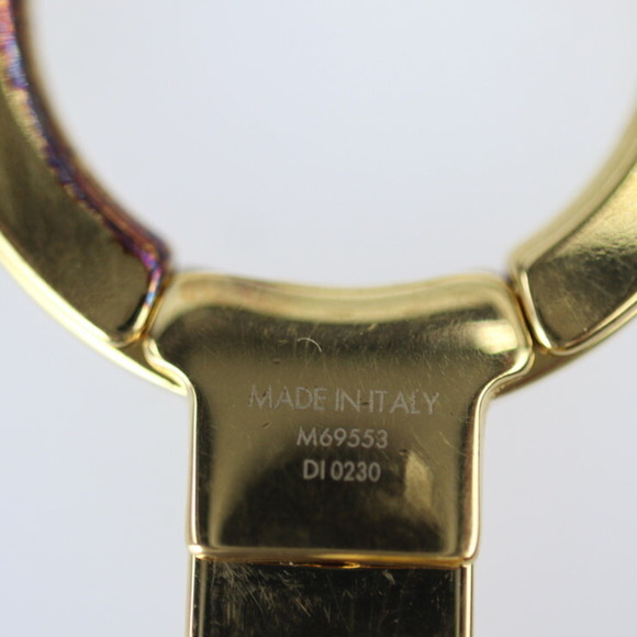 LOUIS VUITTON Brown Monogram Keyring - Picture 8 of 8